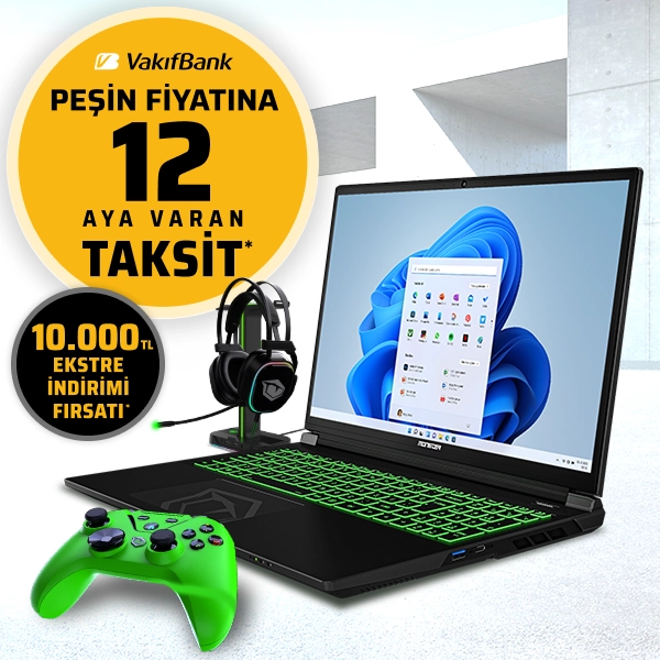 VakıfBank Peşin Fiyatına 12 Aya Varan Taksit ve 10.000 TL Ekstre İndirimi*