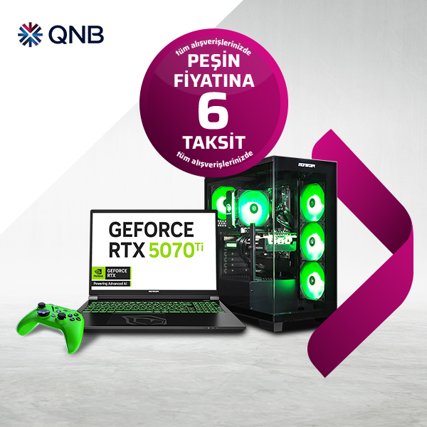 QNB Alışverişlerinizde Peşin Fiyatına 6 Taksit!