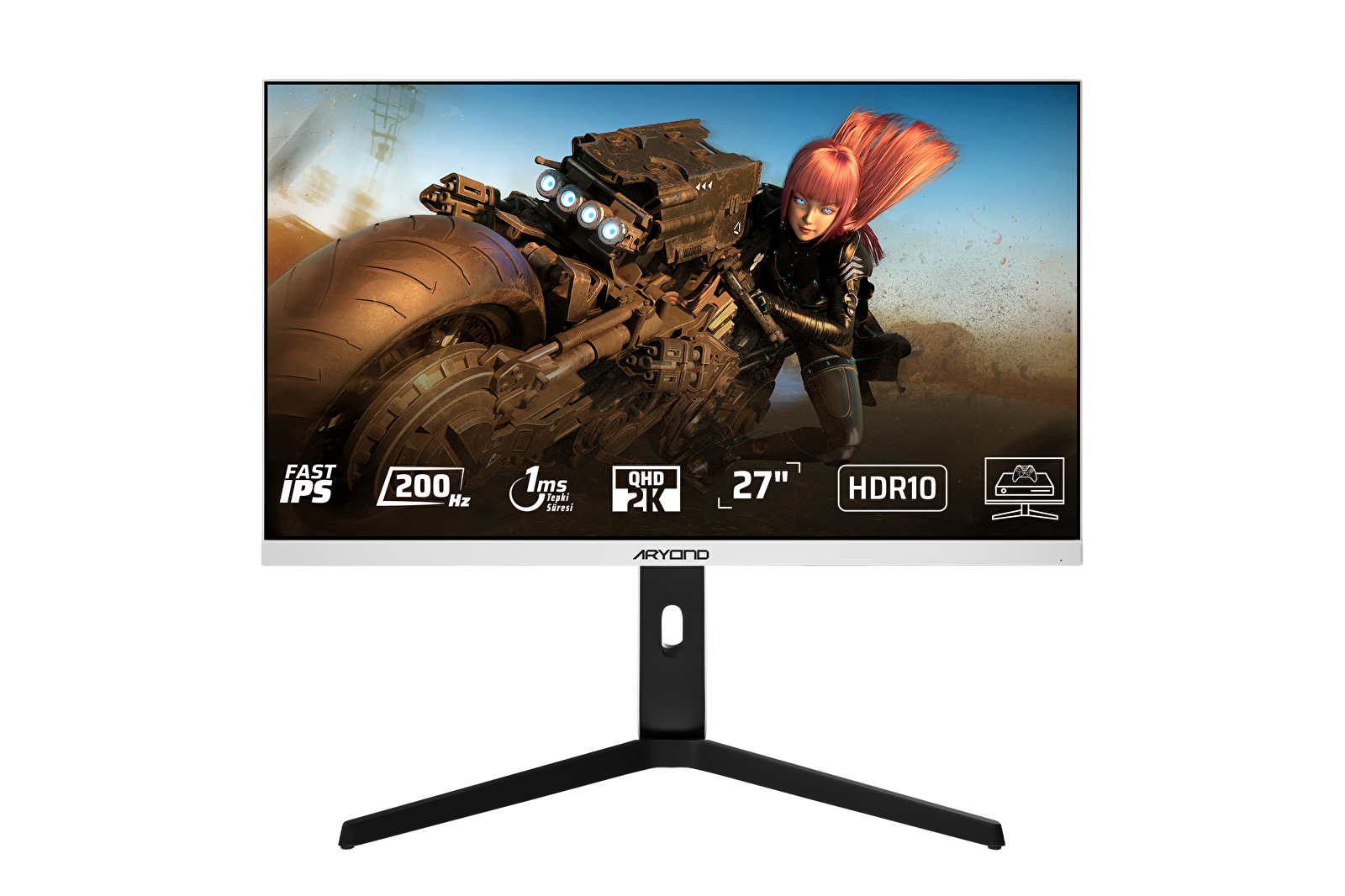 Aryond A27F V1 QHD 200 Hz Oyuncu Monitörü - Beyaz 28760
