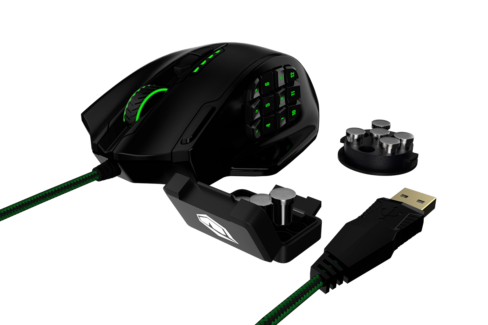 Pusat V8 MMO Oyuncu Mouse 23358