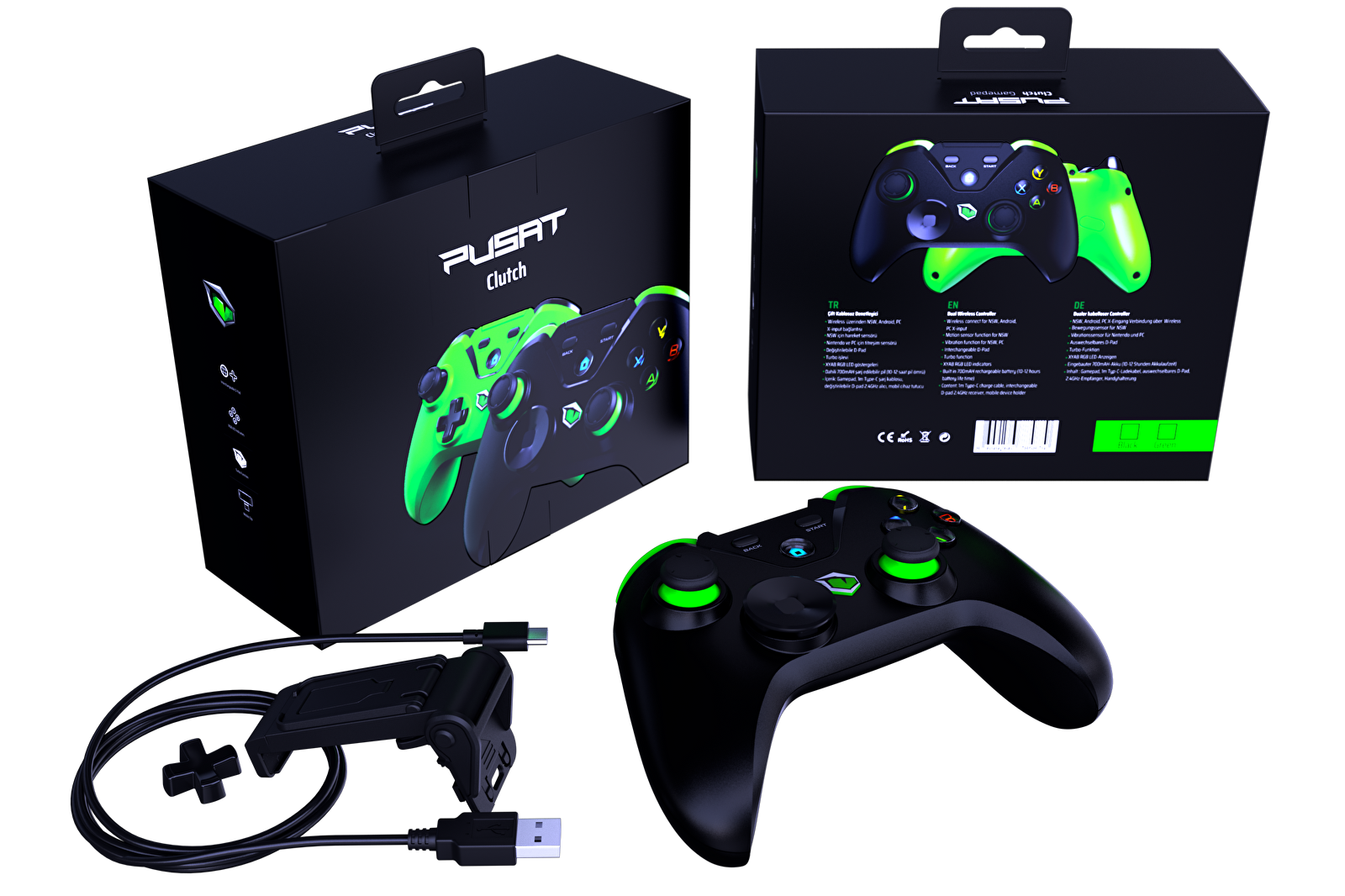 Pusat Clutch Gamepad (Siyah) 23410
