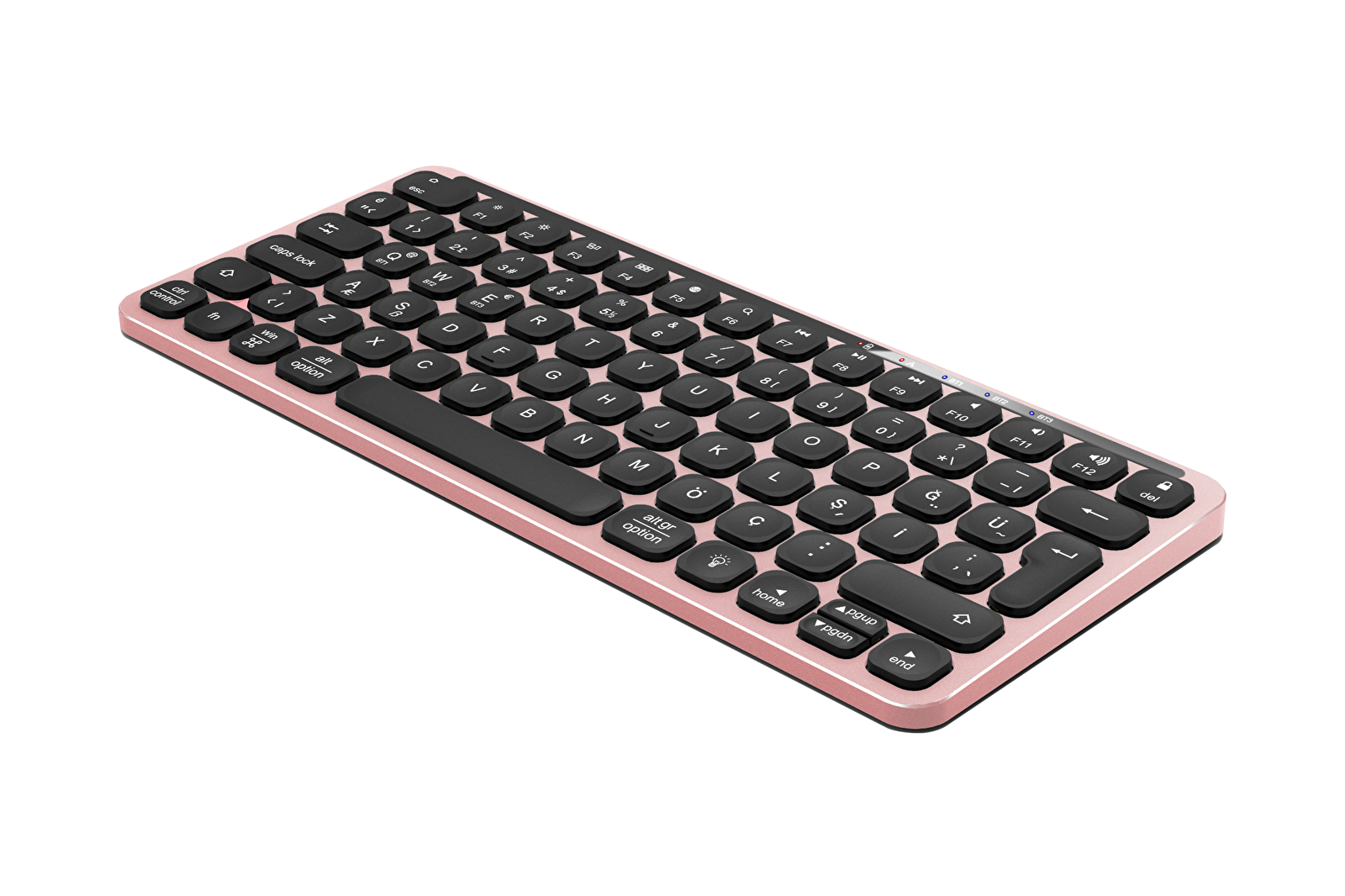 Pusat Business Pro Mini Bluetooth Kablosuz Klavye Rose Gold 23834