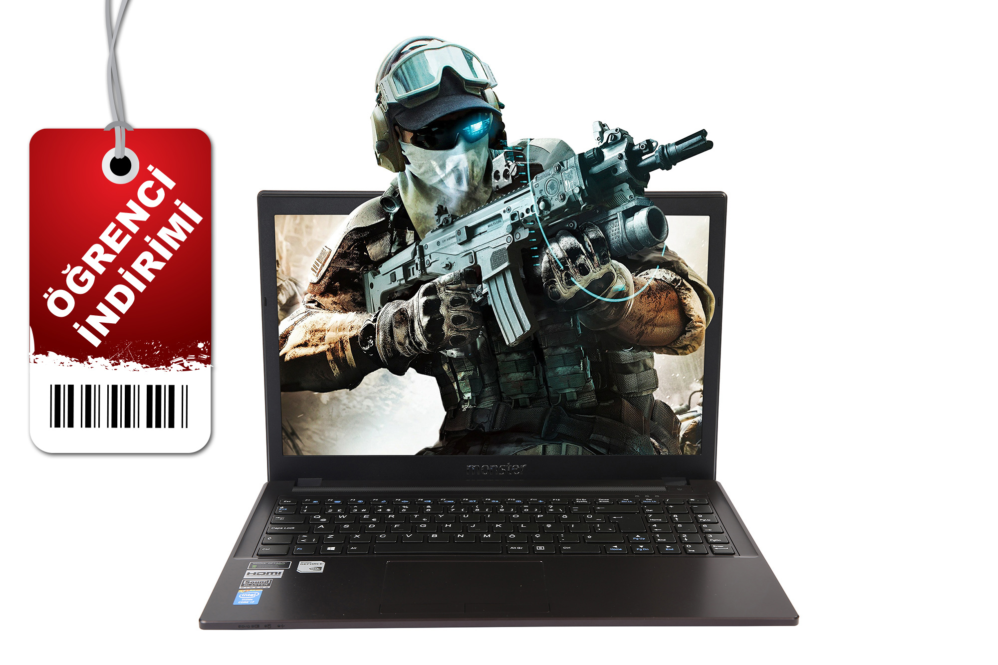 MONSTER® Q47W650SR01 15.6" 10024
