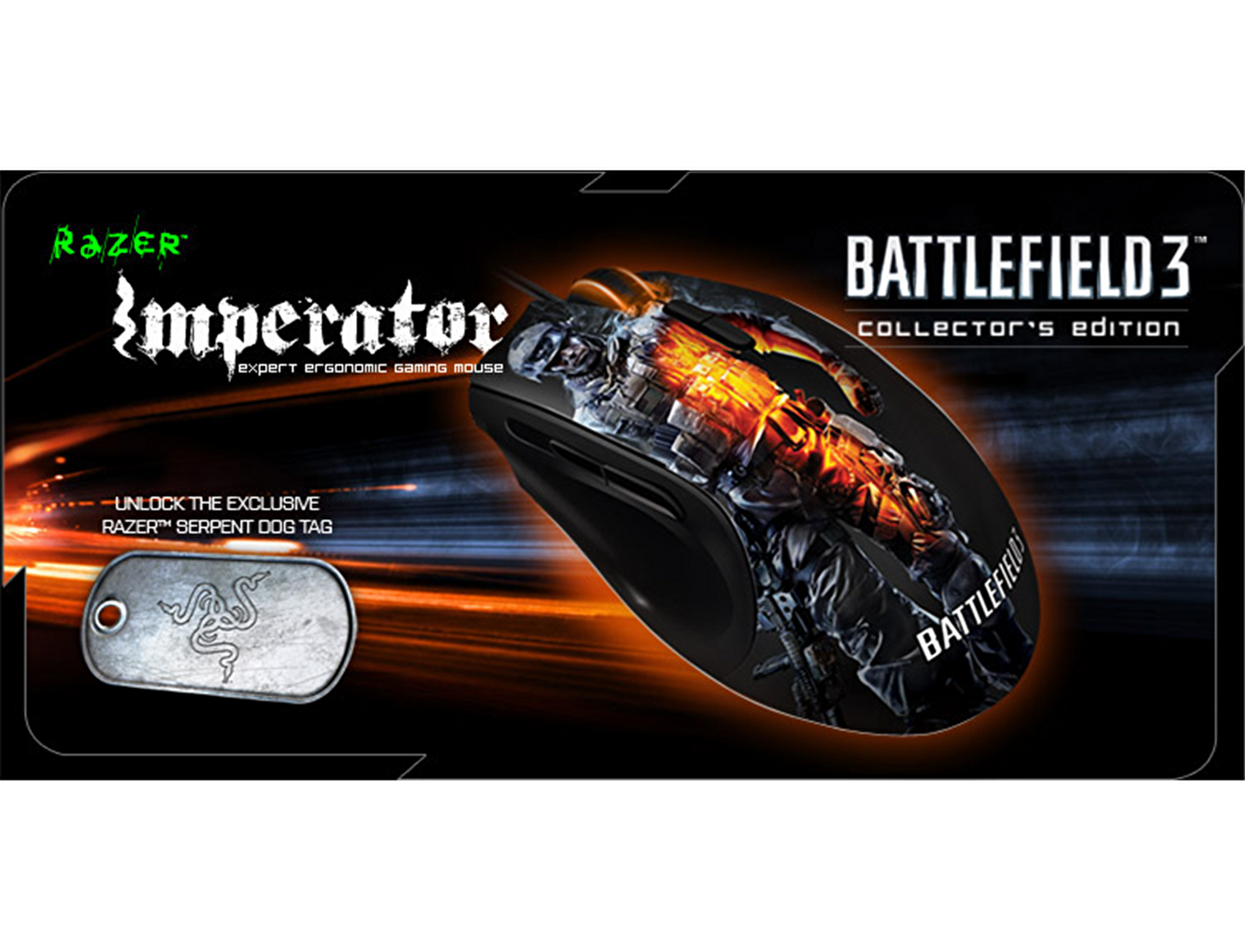 RAZER BATTLEFIELD 3 - IMPERATOR 2012 MOUSE 24546