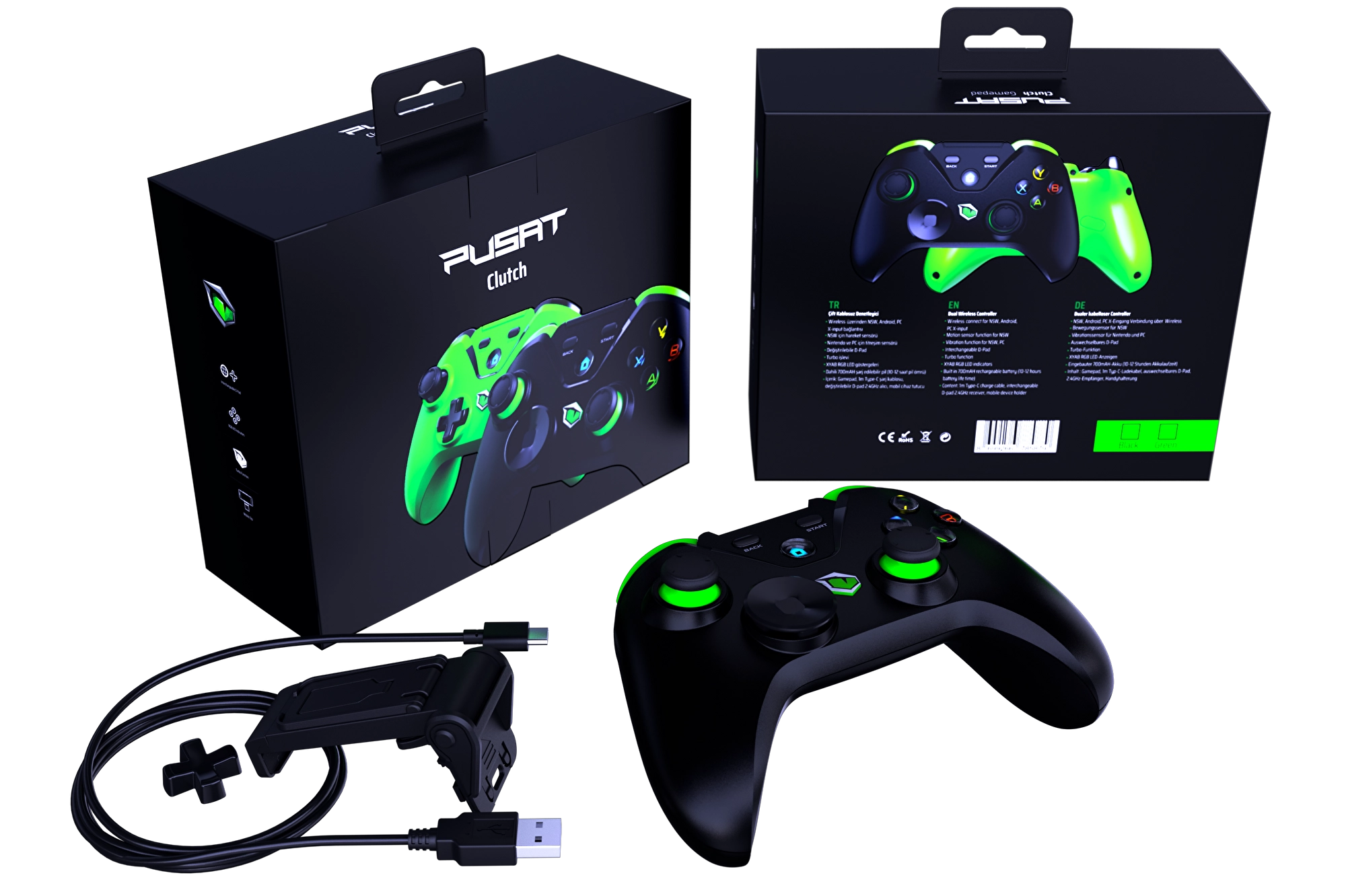 Pusat Clutch Gamepad (Siyah) 23410