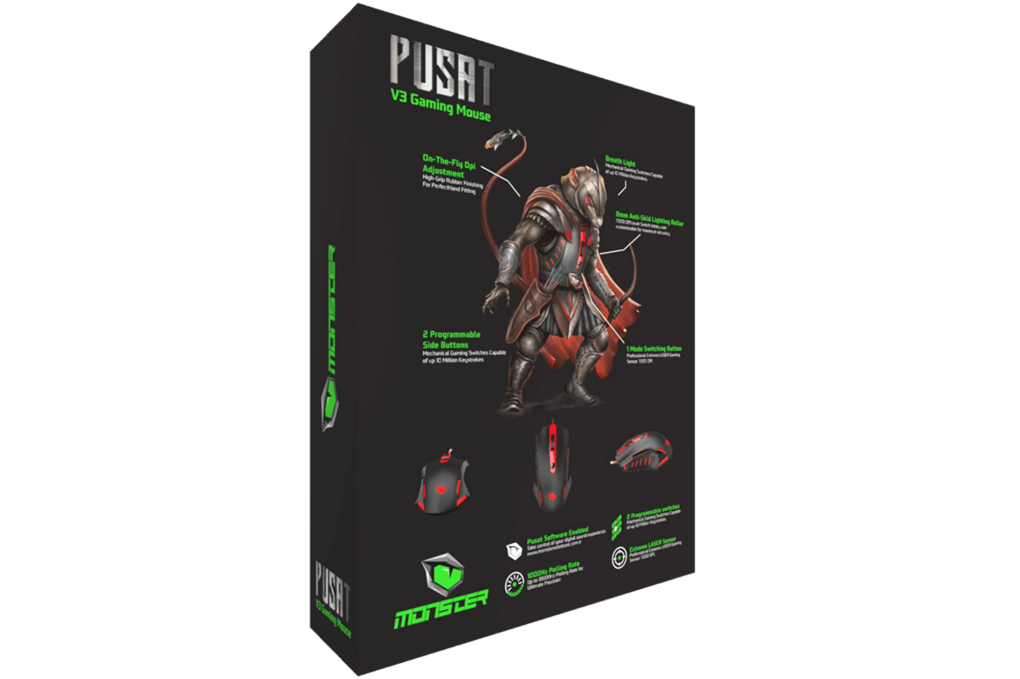 Monster Pusat V3 Gaming Mouse 17871