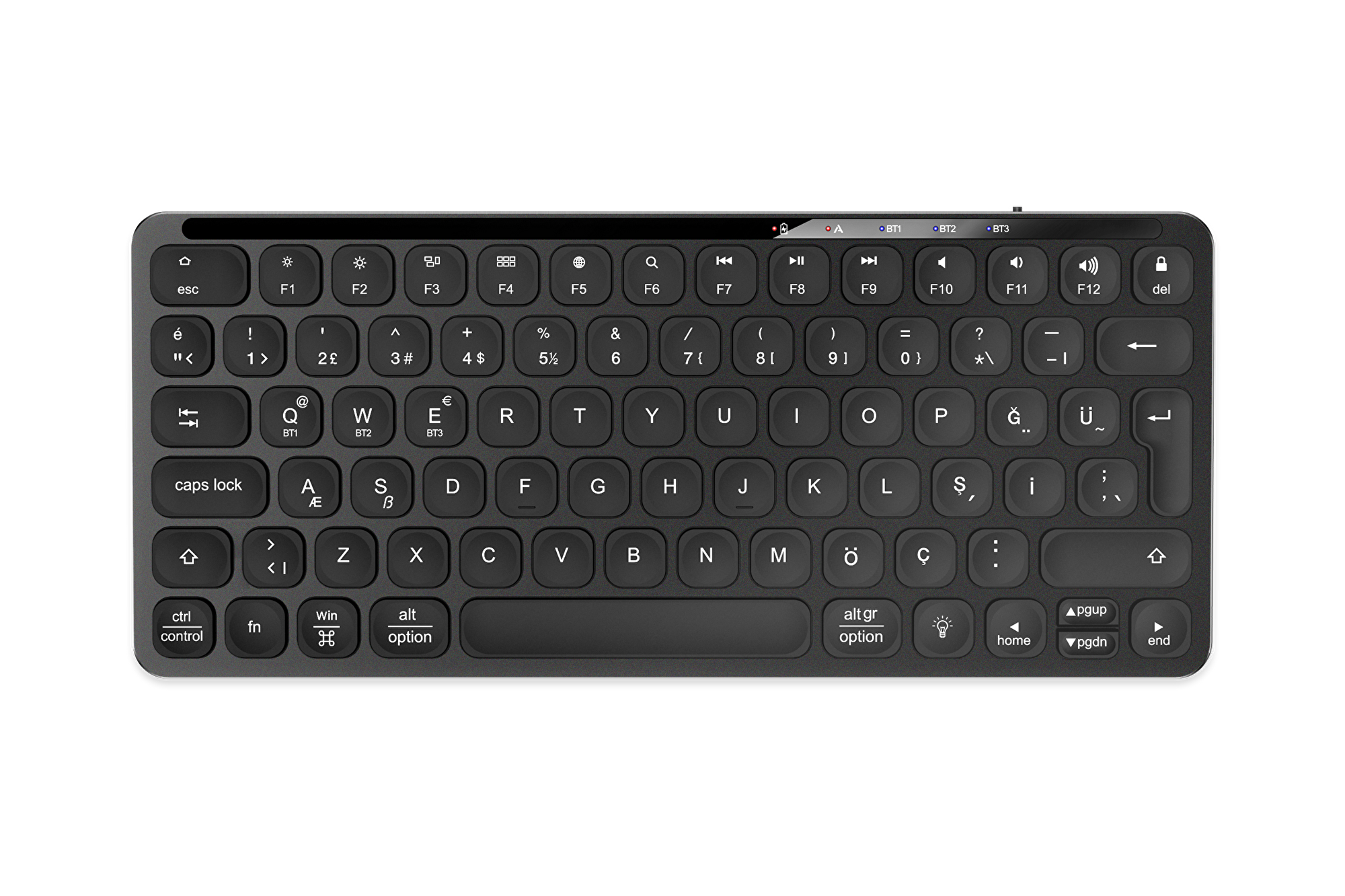 Pusat Business Pro Mini Bluetooth Kablosuz Klavye Siyah 23804