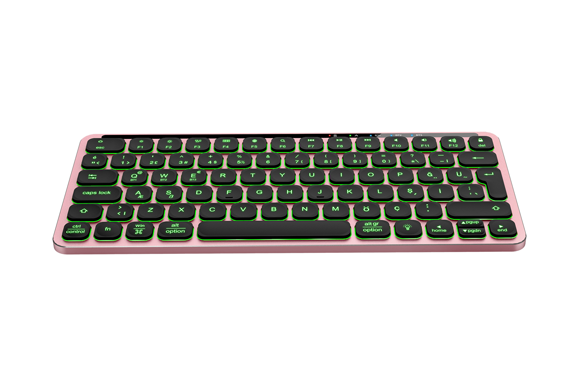 Pusat Business Pro Mini Bluetooth Kablosuz Klavye Rose Gold 23842