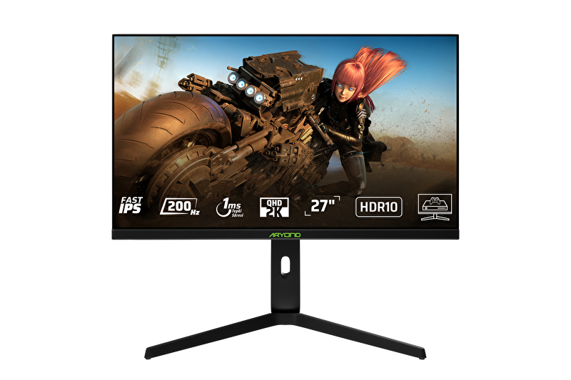 Aryond A27F V1 QHD 200 Hz Oyuncu Monitörü - Siyah