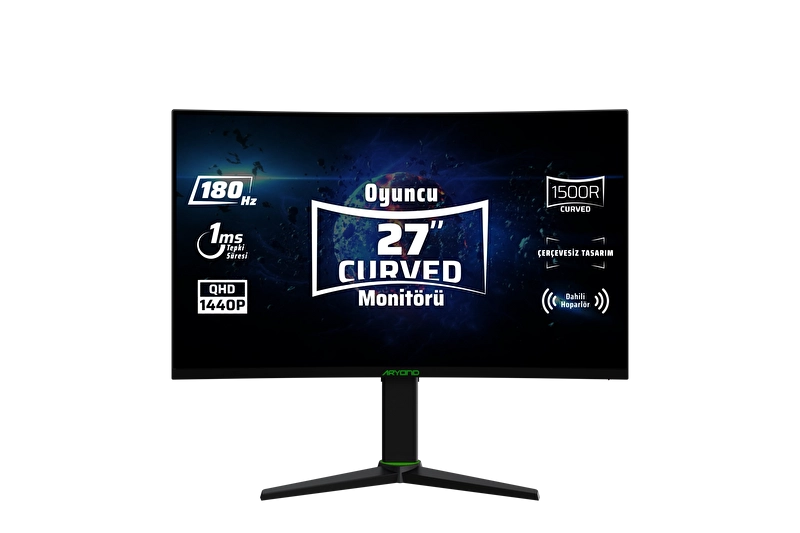 Aryond A27 V2 QHD 180 Hz 1Ms Curved Oyuncu Monitörü