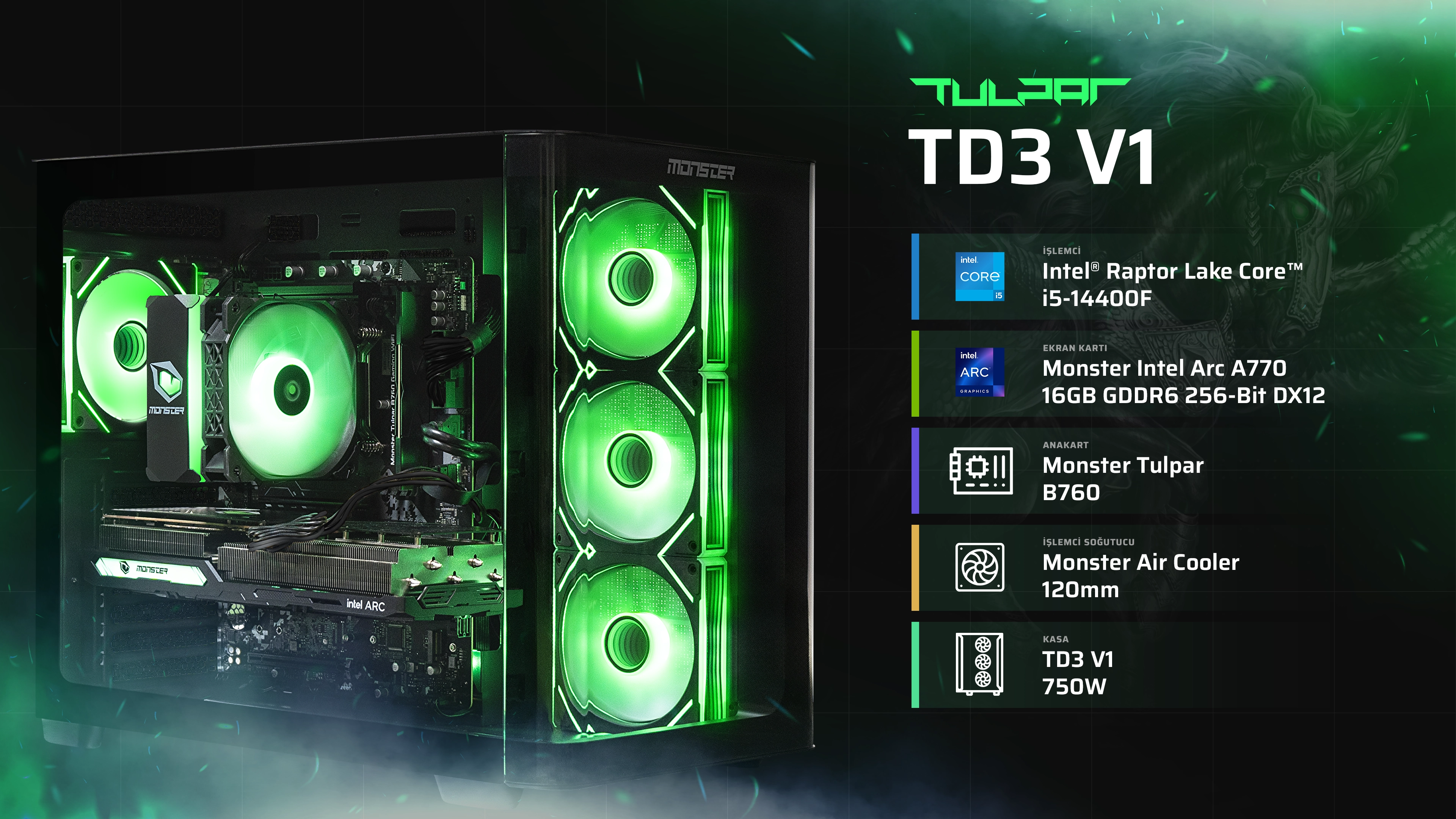 TD3 - V1 - ARC - A770 - Intel - i5 - 14400F