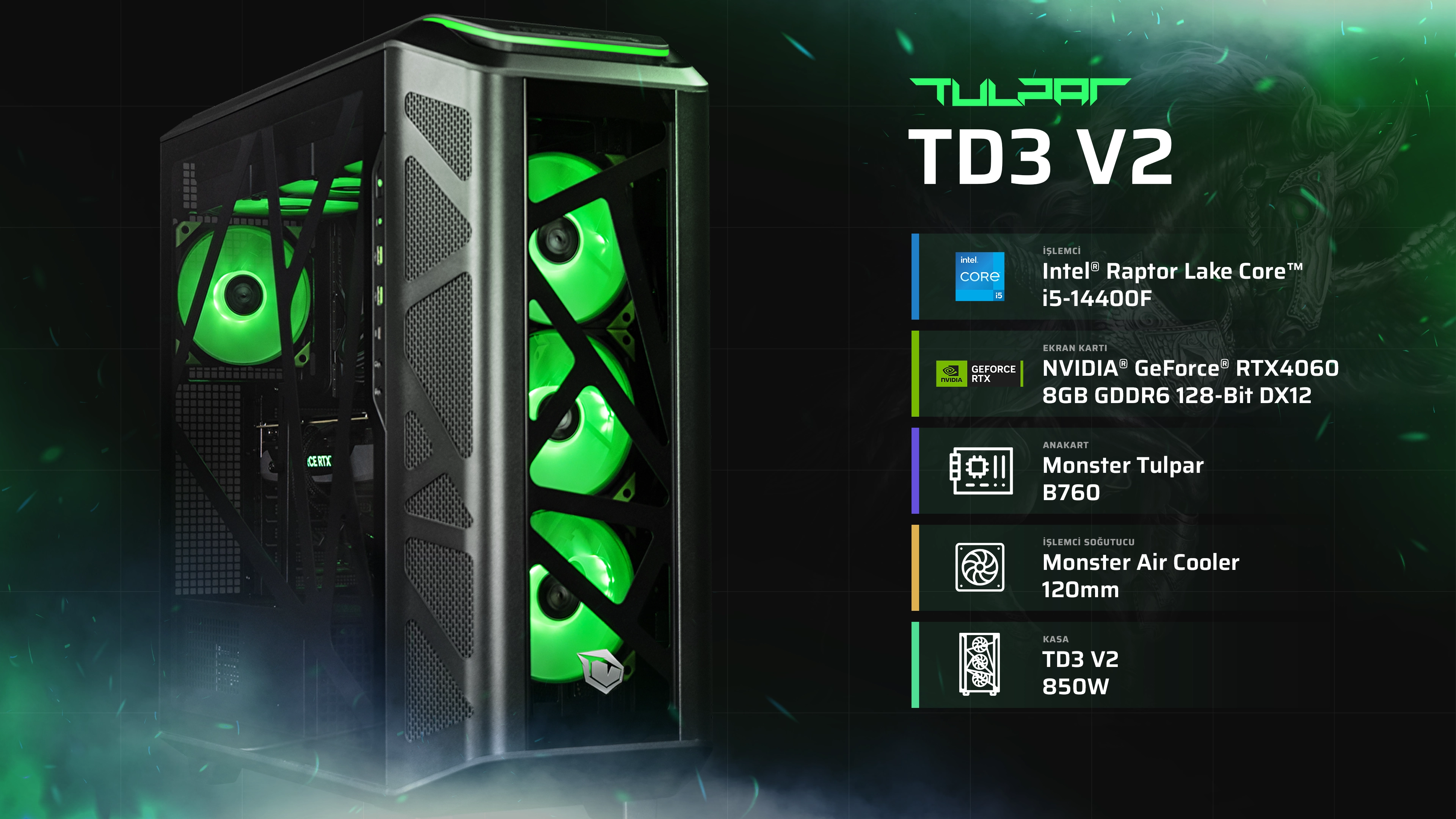 TD3 - V2 - RTX - 4060 - Intel - i5 - 14400F