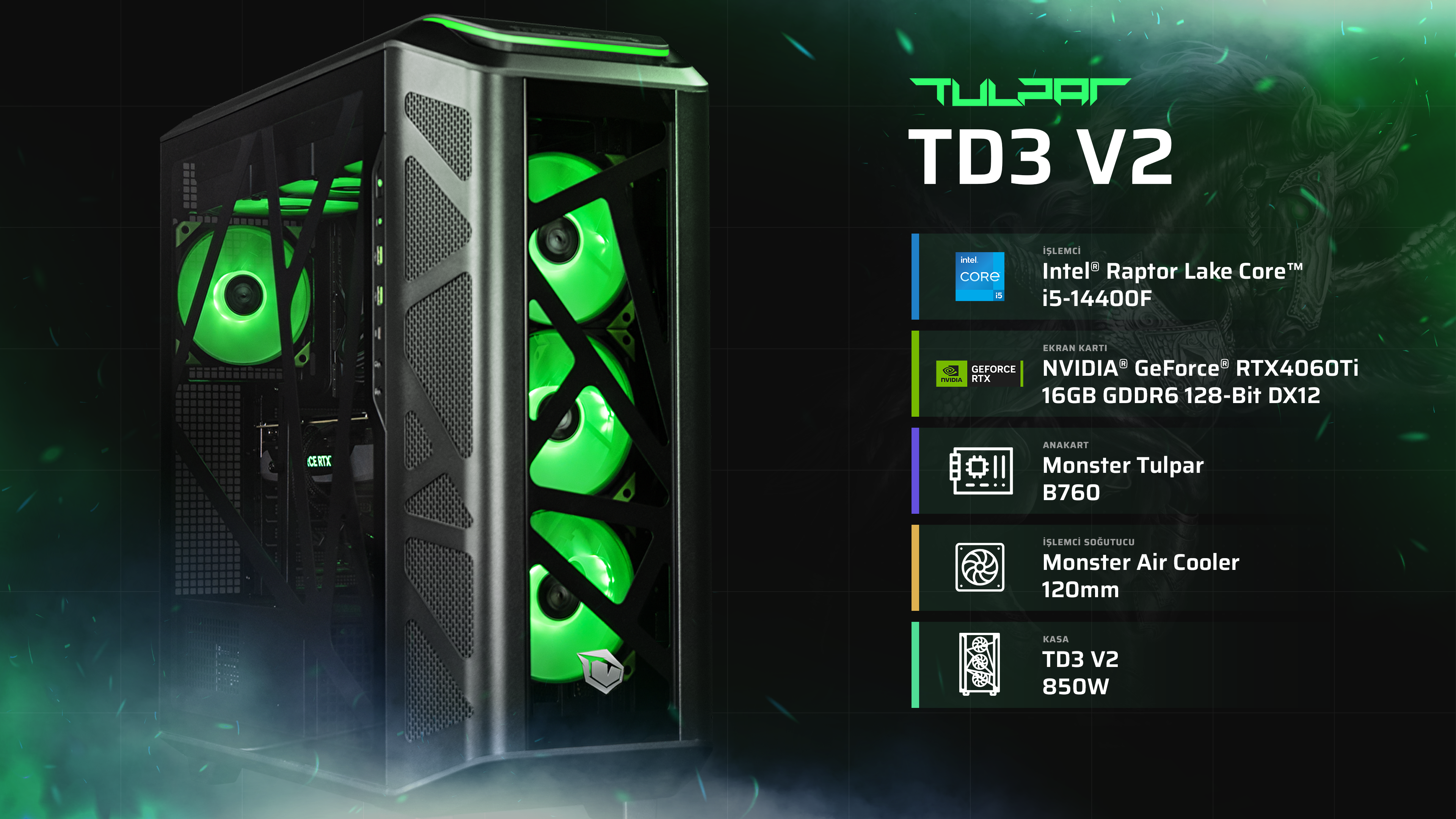 TD3 - V2 - RTX - 4060Ti  - Intel - i5 - 14400F