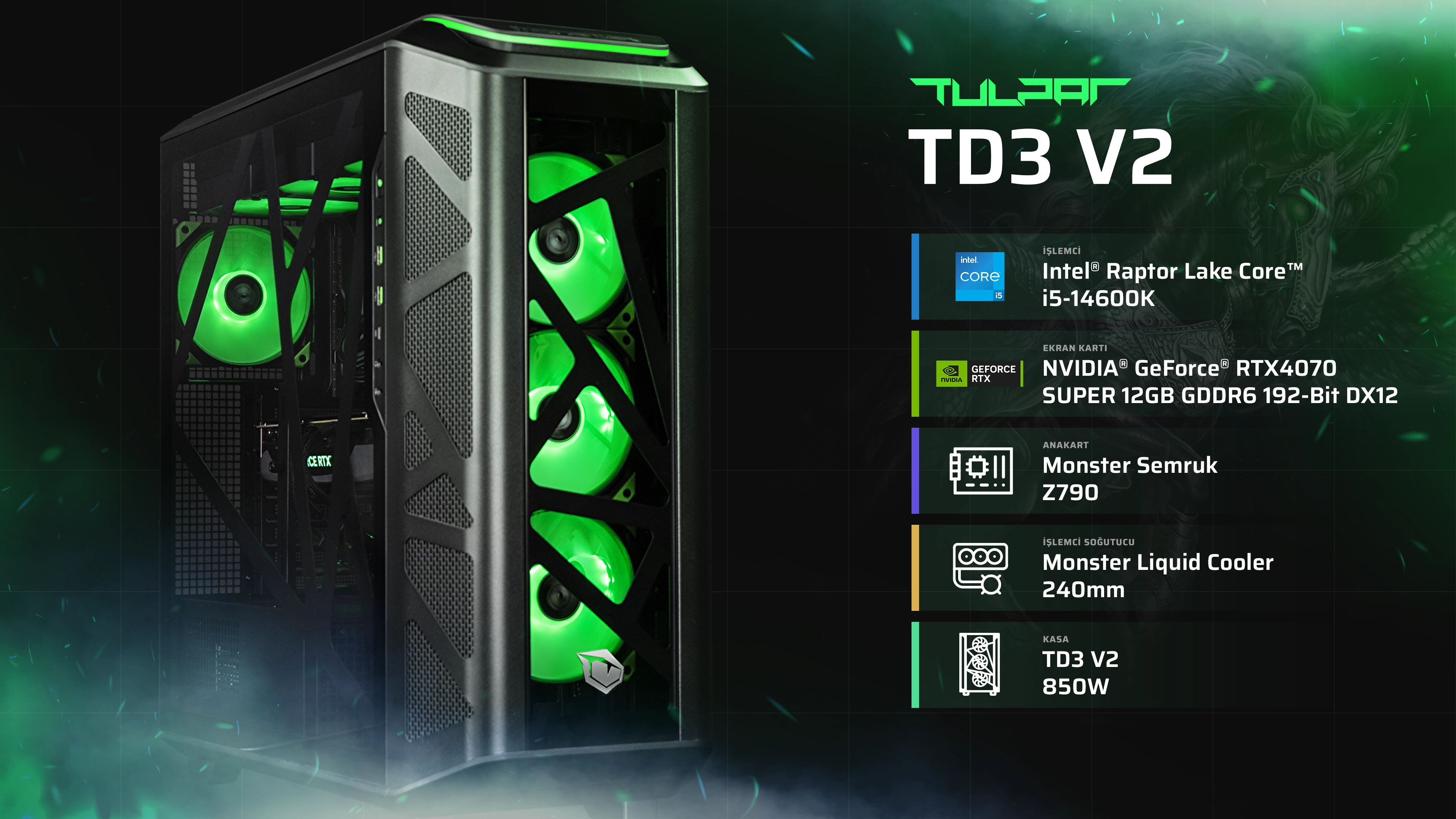TD3 - V2 - RTX - 4070 - Intel - i5 - 14600K