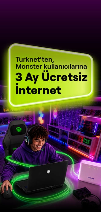 Turknet 3 ay ücretsiz internet
