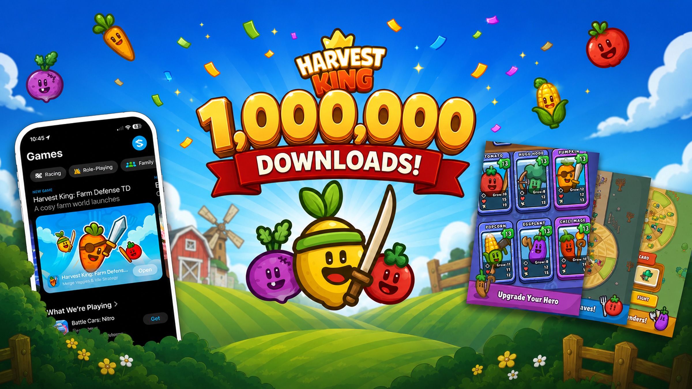 Semruk Games'in Harvest King’i Global Pazarda Oyuncularla Buluştu!