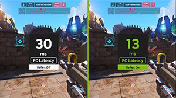 NVIDIA Reflex ile gecikme karşılaştırması